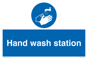 Hand wash station